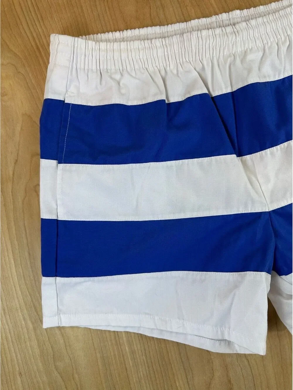 Vintage 70s Catalina swim trunks shorts 36 striped preppy colorful colorblock